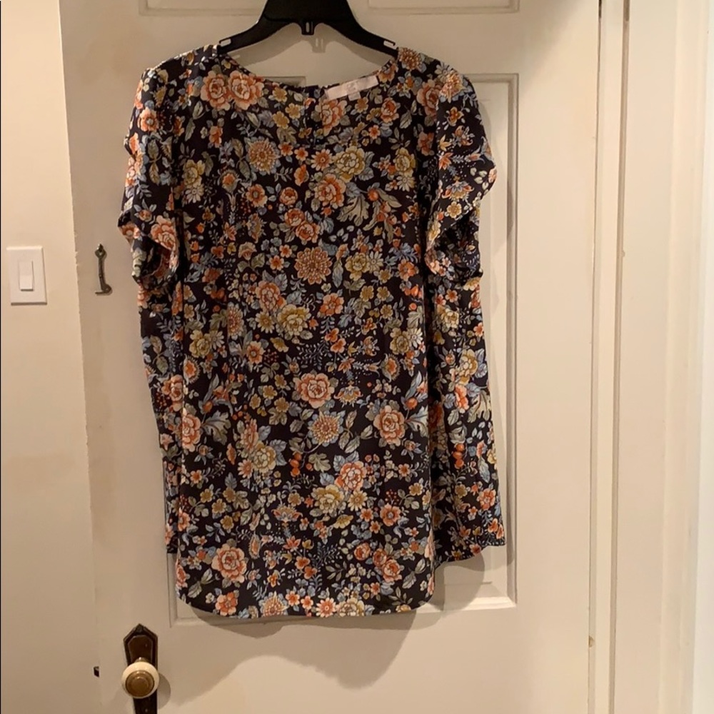 Loft short sleeve blouse